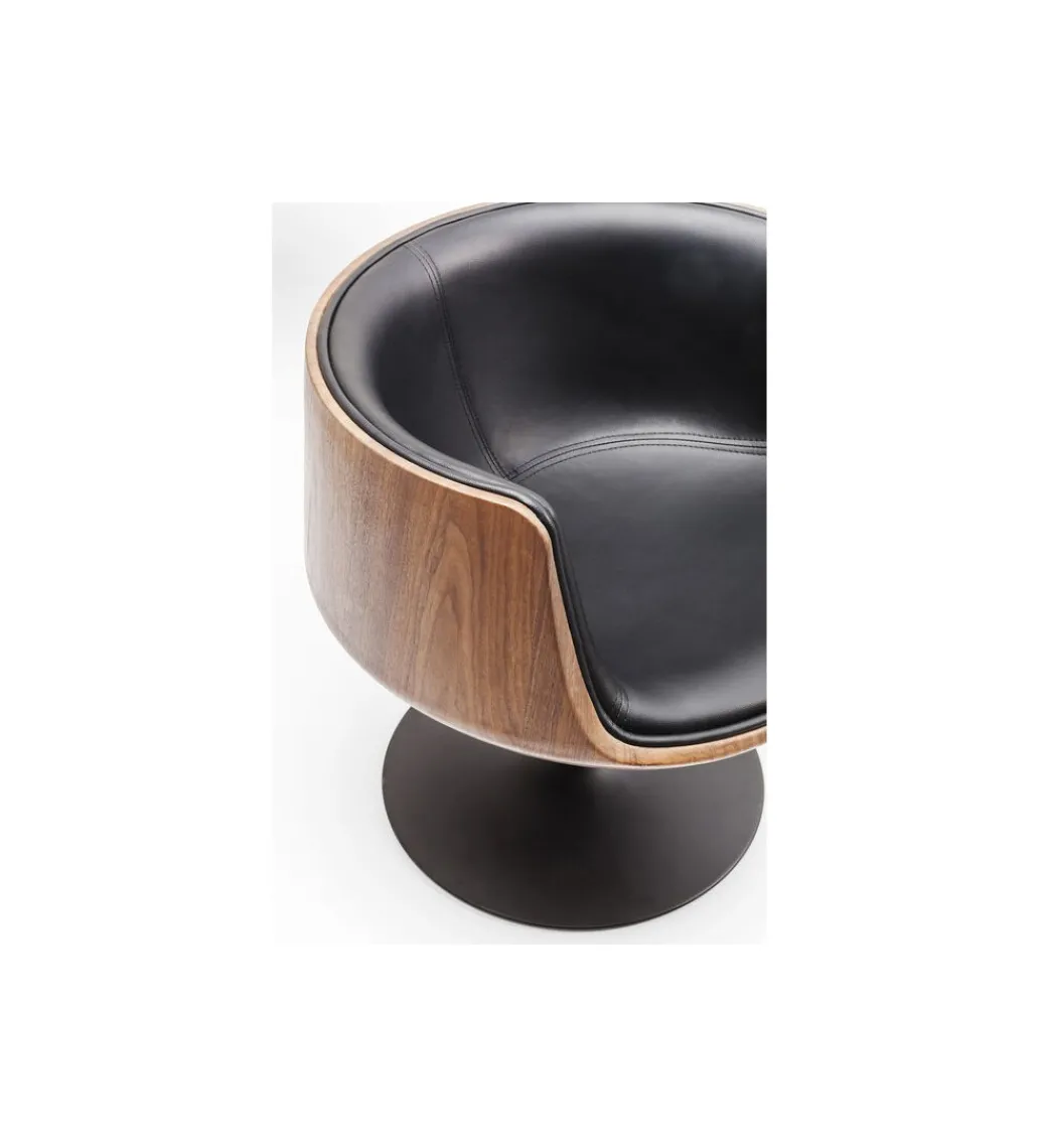 Fotel obrotowy CLUB WALNUT*KARE Clearance