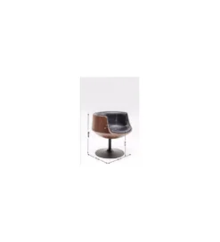 Fotel obrotowy CLUB WALNUT*KARE Clearance