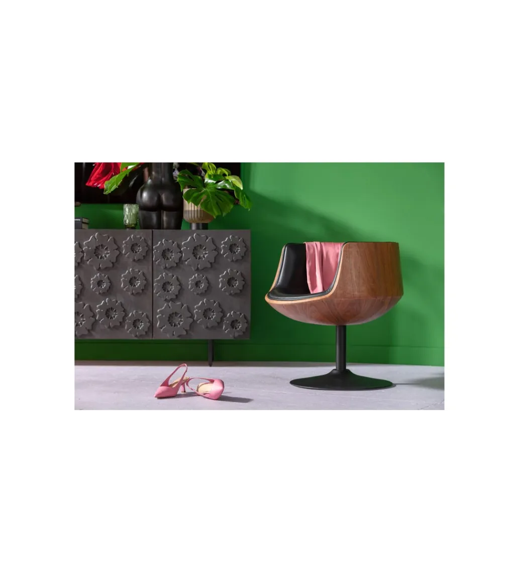Fotel obrotowy CLUB WALNUT*KARE Clearance