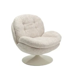 Fotel obrotowy COSY 86 cm beżowy*KARE Discount