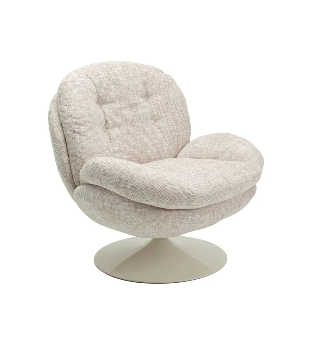 Fotel obrotowy COSY 86 cm beżowy*KARE Discount