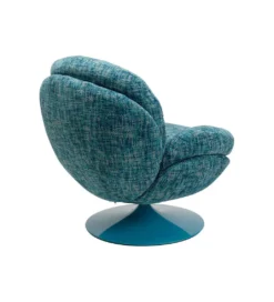 Fotel obrotowy COSY 86 cm niebieski*KARE New