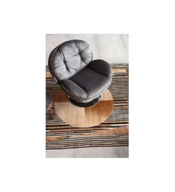 Fotel obrotowy COSY 86 cm szary*KARE Clearance