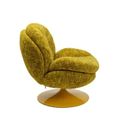 Fotel obrotowy COSY 86 cm żółty*KARE Hot