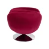 Fotel obrotowy COSY 86 cm wiśniowy*KARE Sale