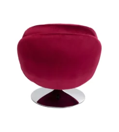 Fotel obrotowy COSY 86 cm wiśniowy*KARE Sale