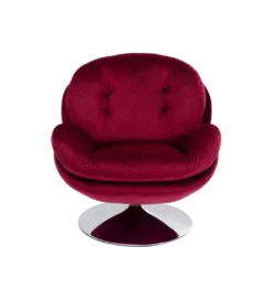 Fotel obrotowy COSY 86 cm wiśniowy*KARE Sale
