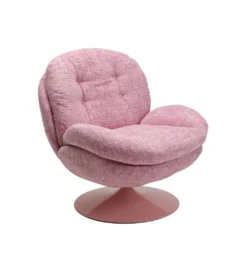 Fotel obrotowy COSY różowy*KARE Discount