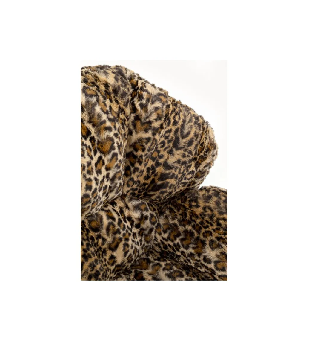 Fotel obrotowy CUTIE LEO 85 cm panterka*KARE New