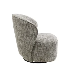 Fotel obrotowy ELLIE 81 cm szary*KARE