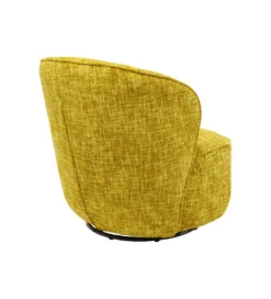 Fotel obrotowy ELLIE 81 cm żółty*KARE Clearance
