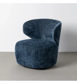 Fotel obrotowy GIRATORIO 74 cm niebieski*Zona-Design Sale