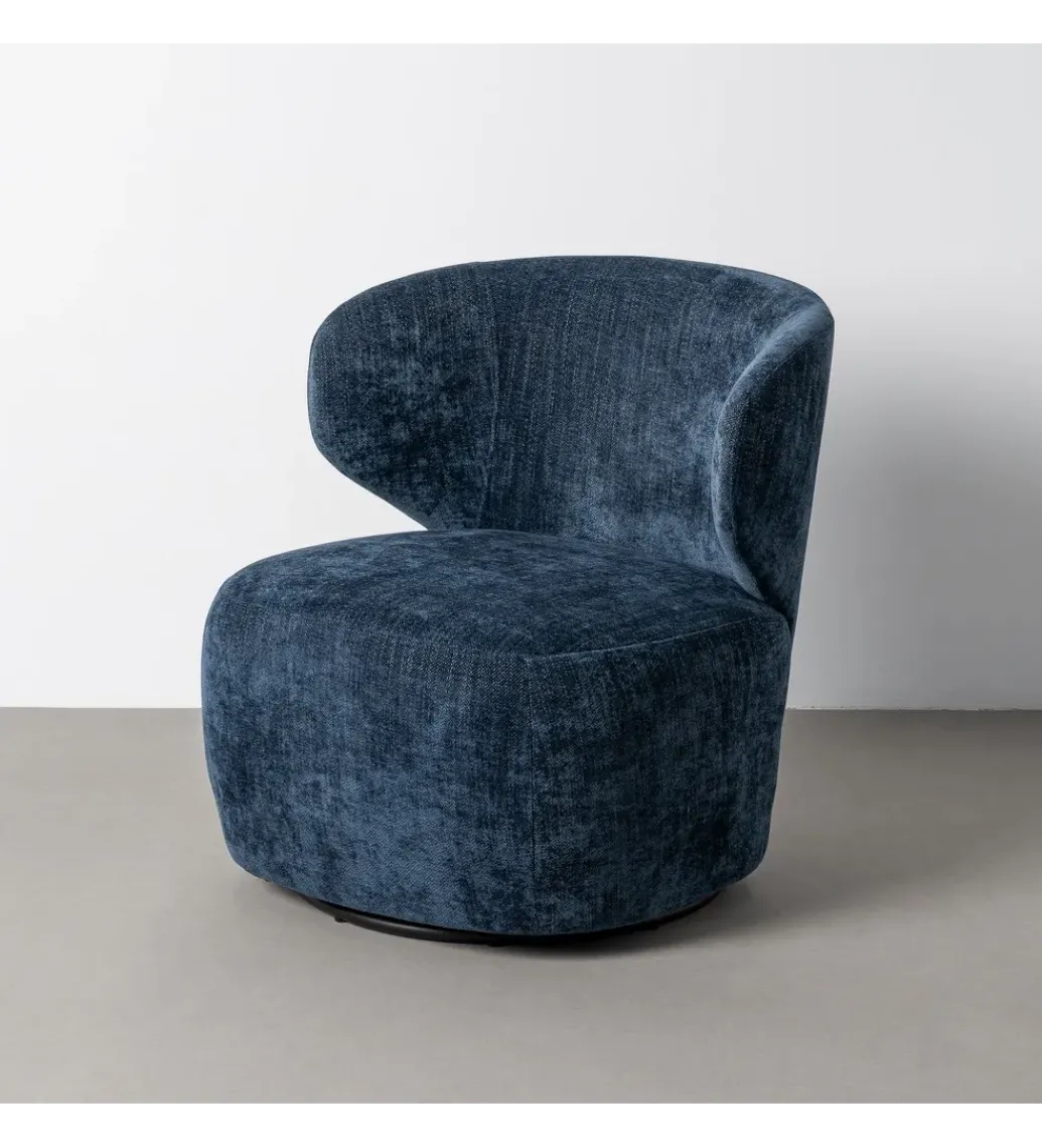 Fotel obrotowy GIRATORIO 74 cm niebieski*Zona-Design Sale