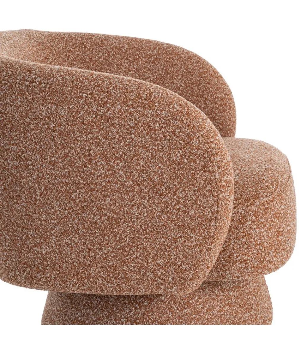 Fotel obrotowy GIRATORIO 77 cm łososiowy*Zona-Design Sale