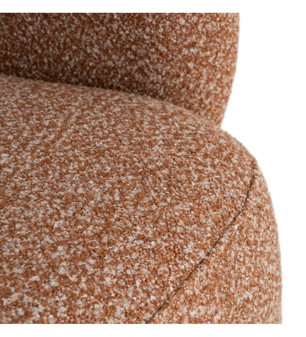 Fotel obrotowy GIRATORIO 77 cm łososiowy*Zona-Design Sale
