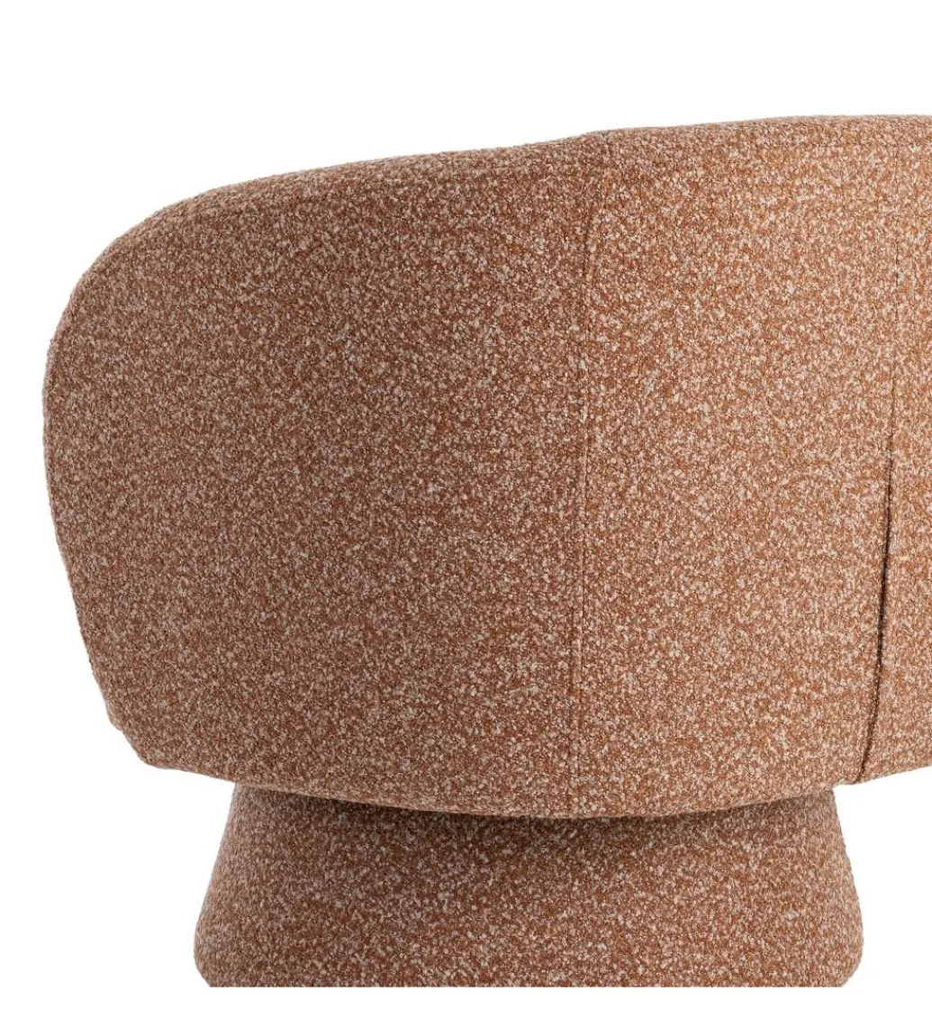 Fotel obrotowy GIRATORIO 77 cm łososiowy*Zona-Design Sale
