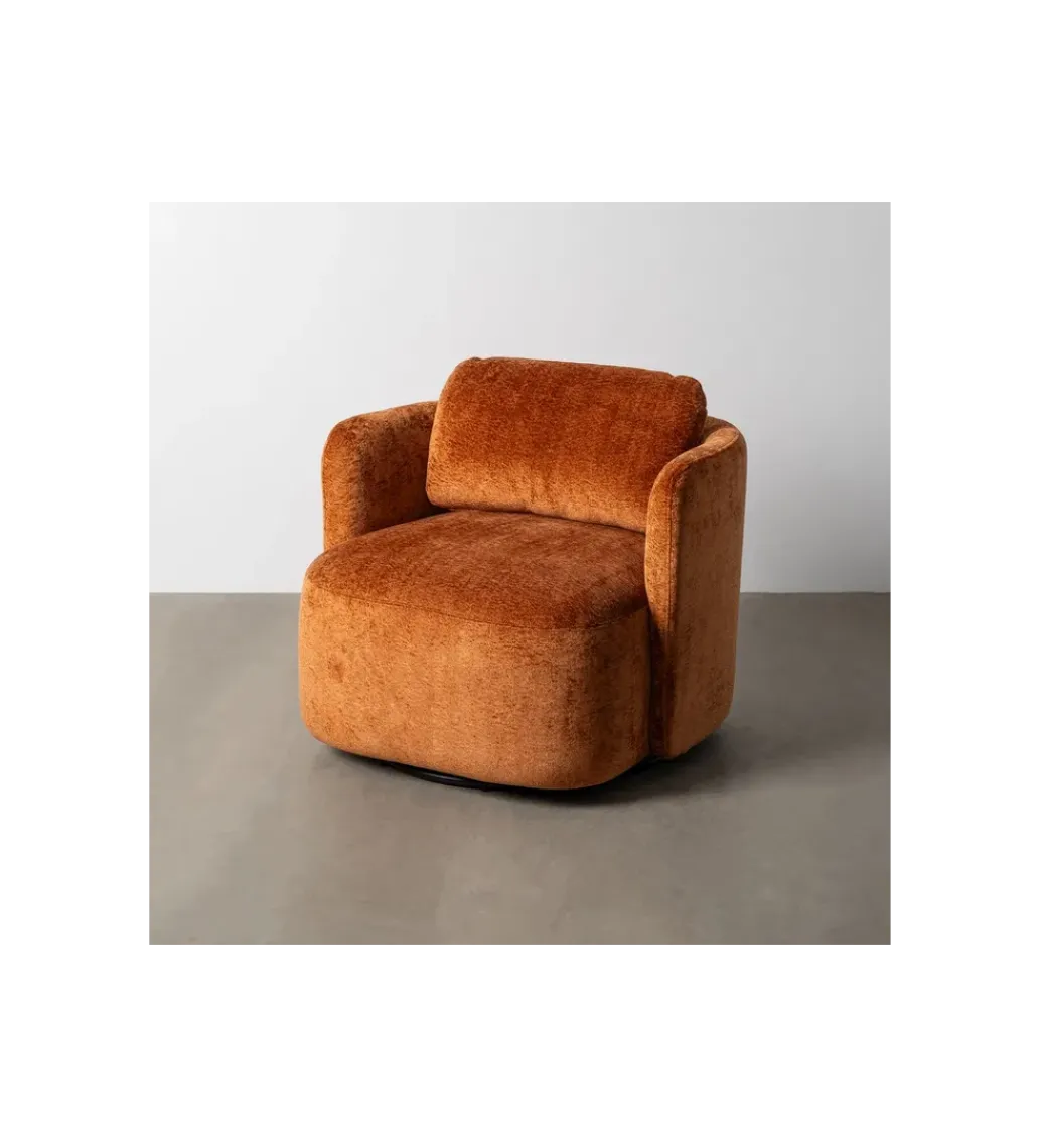 Fotel obrotowy GIRATORIO 66 cm terrakota*Zona-Design Online