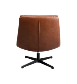 Fotel obrotowy LIDO 87 cm brązowy*KARE Discount
