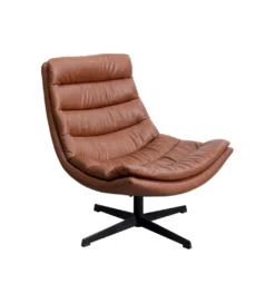 Fotel obrotowy LIDO 87 cm brązowy*KARE Discount