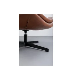 Fotel obrotowy LIDO 87 cm brązowy*KARE Discount