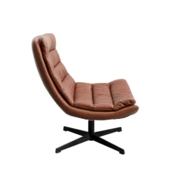 Fotel obrotowy LIDO 87 cm brązowy*KARE Discount