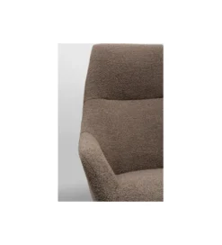 Fotel obrotowy MIMI bouclé mocca*KARE Outlet