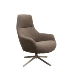 Fotel obrotowy MIMI bouclé mocca*KARE Outlet