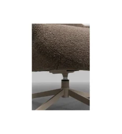 Fotel obrotowy MIMI bouclé mocca*KARE Outlet