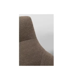 Fotel obrotowy MIMI bouclé mocca*KARE Outlet