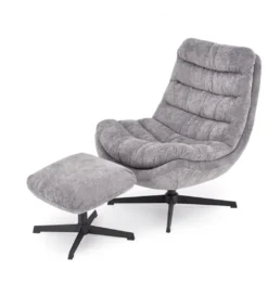 Fotel obrotowy OLYMPIC 94 cm szary*Halmar Clearance
