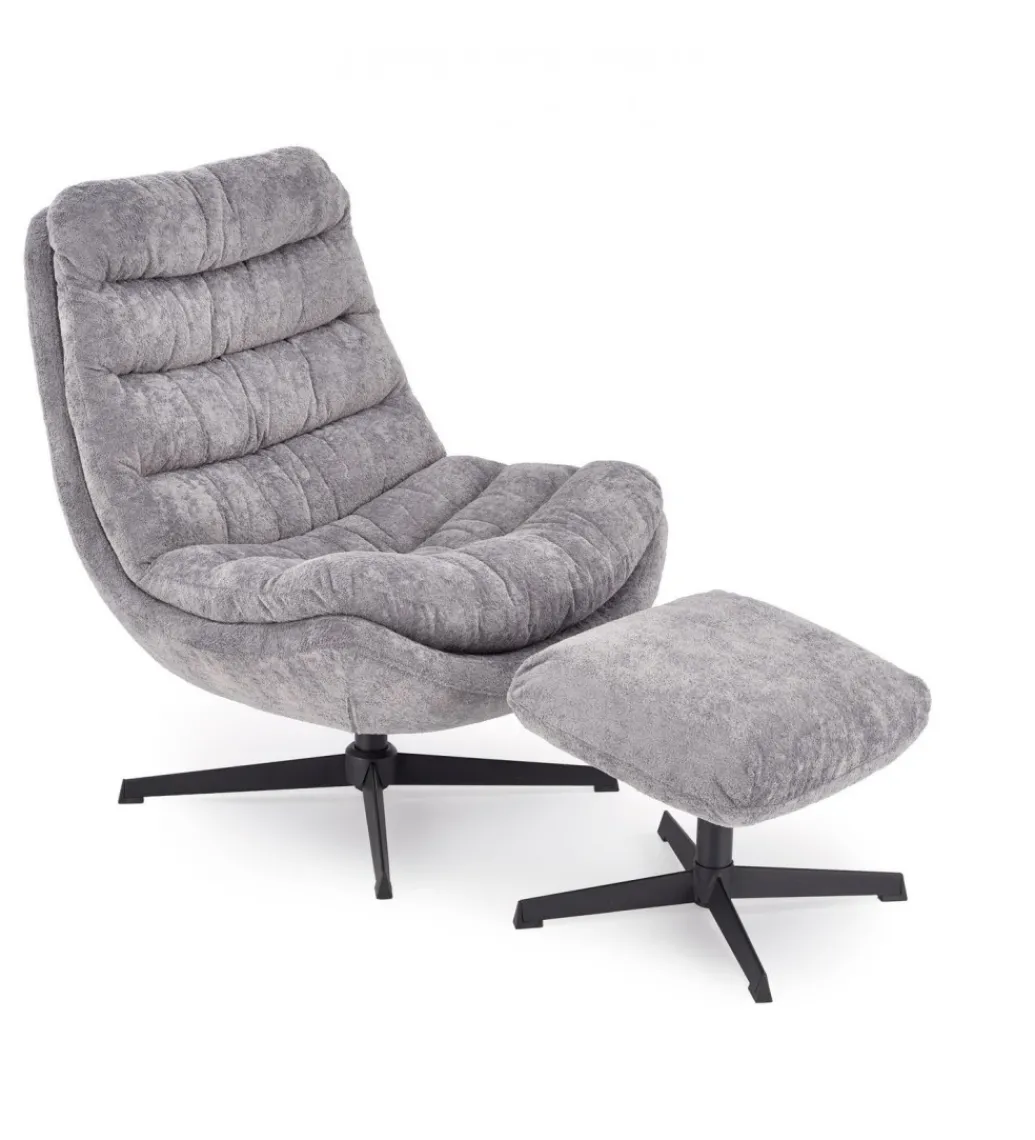 Fotel obrotowy OLYMPIC 94 cm szary*Halmar Clearance