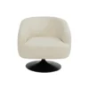 Fotel obrotowy RASANY 73 cm kremowy*Zona-Design Outlet