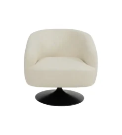 Fotel obrotowy RASANY 73 cm kremowy*Zona-Design Outlet