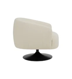 Fotel obrotowy RASANY 73 cm kremowy*Zona-Design Outlet