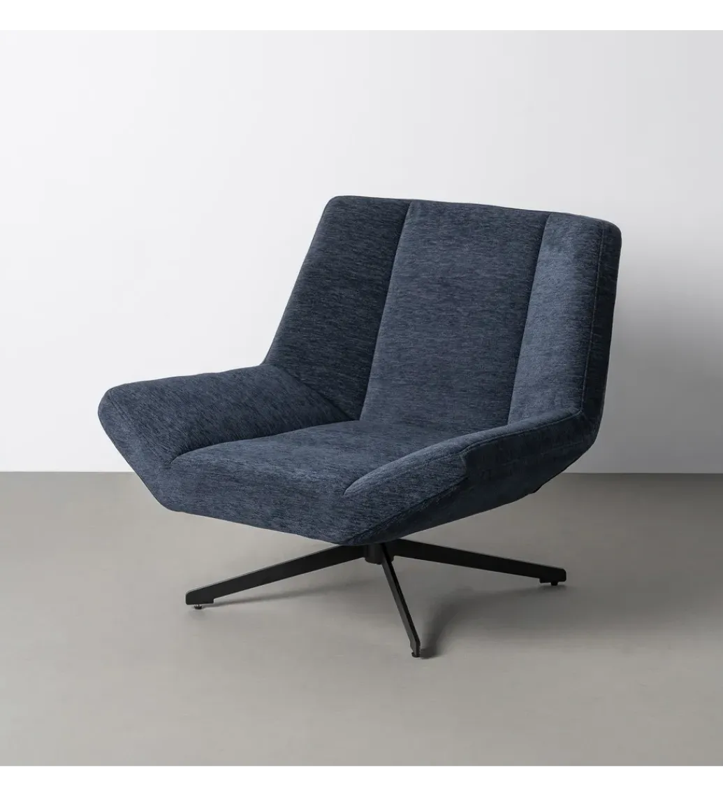 Fotel obrotowy REVOLTO 89 cm niebieski*Zona-Design Hot