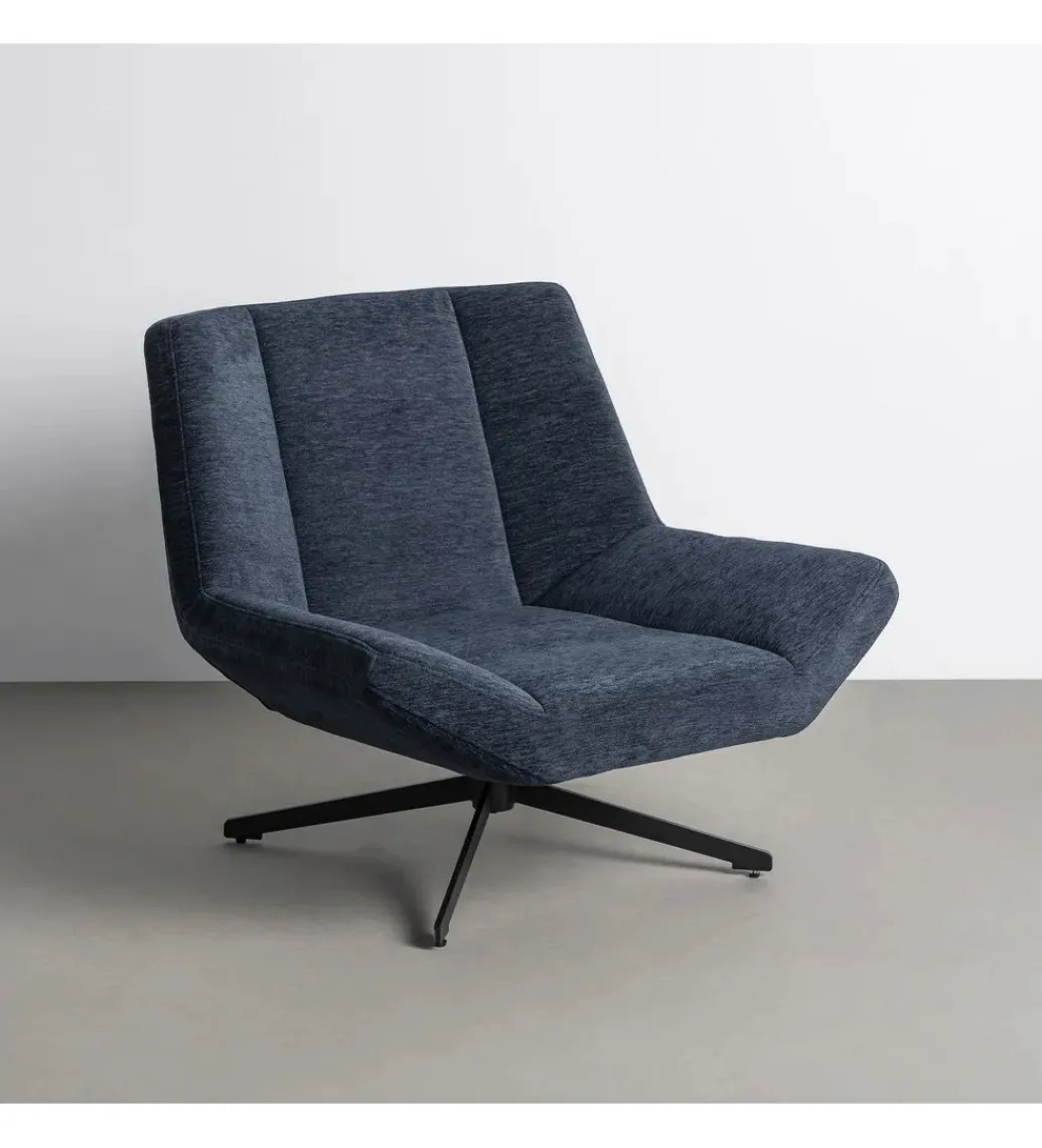 Fotel obrotowy REVOLTO 89 cm niebieski*Zona-Design Hot