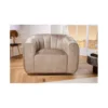 Fotel obrotowy 360 stopni LINO 103 cm greige*Invicta Interior Outlet