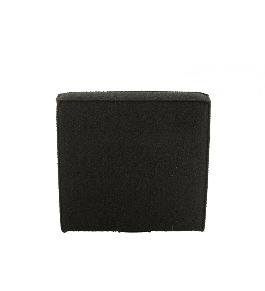 Fotel obrotowy Swivel Bouclé 83 cm czarny*J-Line Best