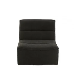 Fotel obrotowy Swivel Bouclé 83 cm czarny*J-Line Best