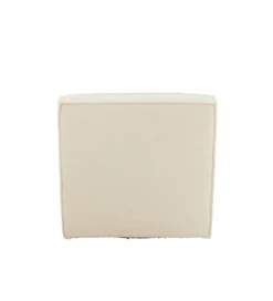 Fotel obrotowy Swivel Bouclé 83 cm kremowy*J-Line Outlet