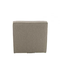 Fotel obrotowy Swivel Bouclé  83 cm taupe*J-Line New