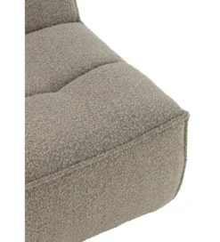 Fotel obrotowy Swivel Bouclé  83 cm taupe*J-Line New