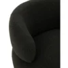 Fotel obrotowy Swivel II Bouclé  82 cm czarny*J-Line Best