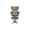 Fotel obrotowy VOGUE welwet taupe*Invicta Interior Clearance