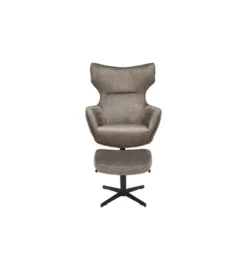 Fotel obrotowy VOGUE welwet taupe*Invicta Interior Clearance