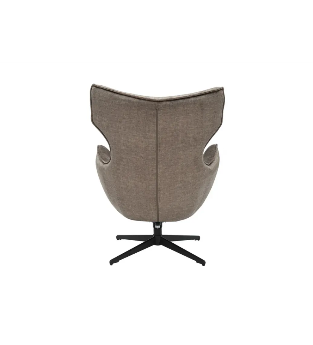 Fotel obrotowy VOGUE welwet taupe*Invicta Interior Clearance