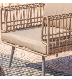 Fotel ogrodowy ARIKI 67 cm naturalny szary*Zona-Design Online
