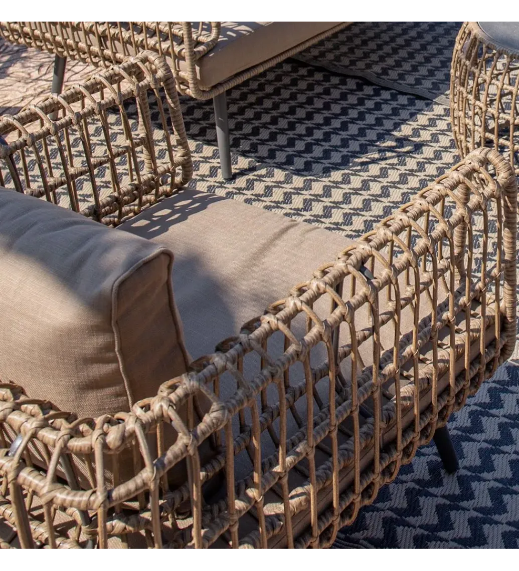 Fotel ogrodowy ARIKI 67 cm naturalny szary*Zona-Design Online