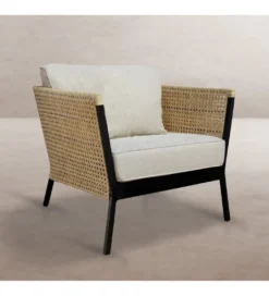 Fotel ogrodowy NIVA 81 cm naturalny czarny*Zona-Design Best