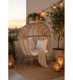 Fotel ogrodowy SUMMER ELIPSA Naturalny*J-Line Discount